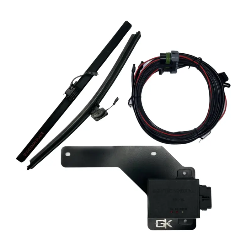 2018-2024 Jeep Wrangler Jl And Jt Heated Wiper Blades With Installation Brackets. By Gatekeeper Off-Road 1