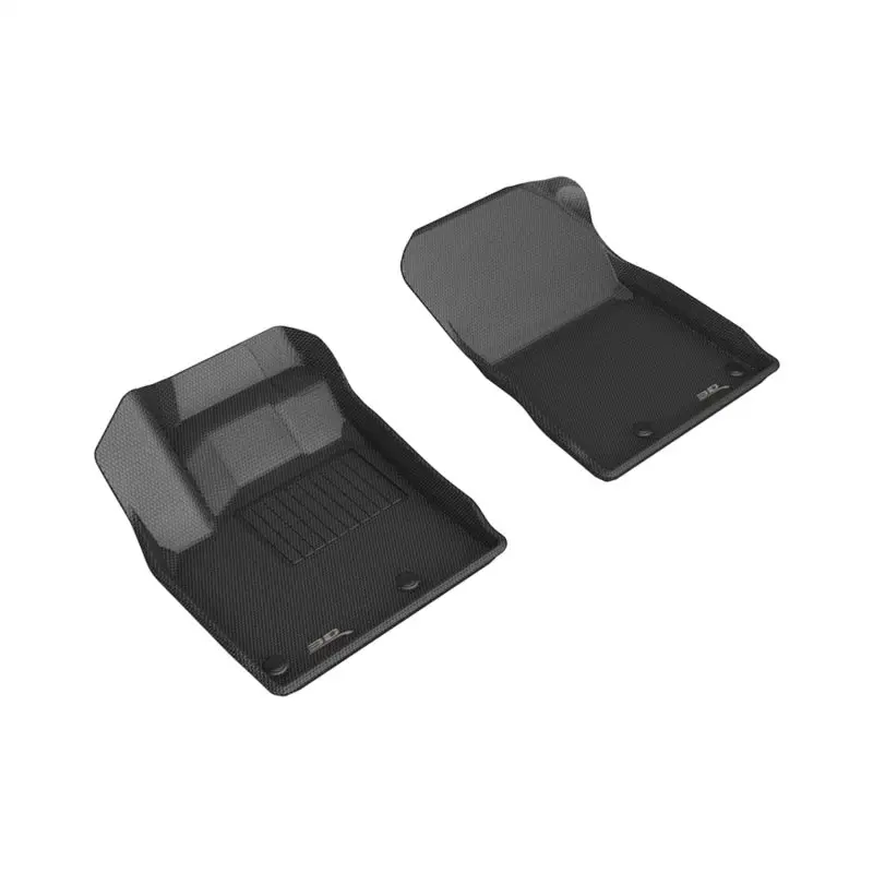 3D Maxpider 23-25 Nissan Rogue Kagu 1St Row Floormat - Black 1