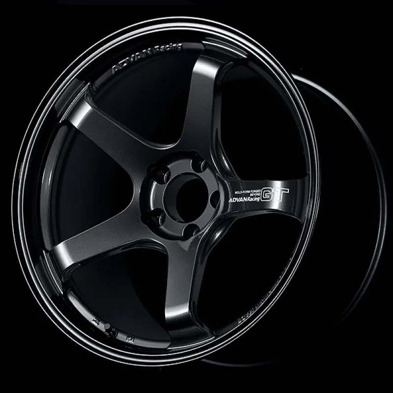 Advan Gt Beyond 19X9.5 +44 5X114.3 Racing Titanium Black Wheel 1