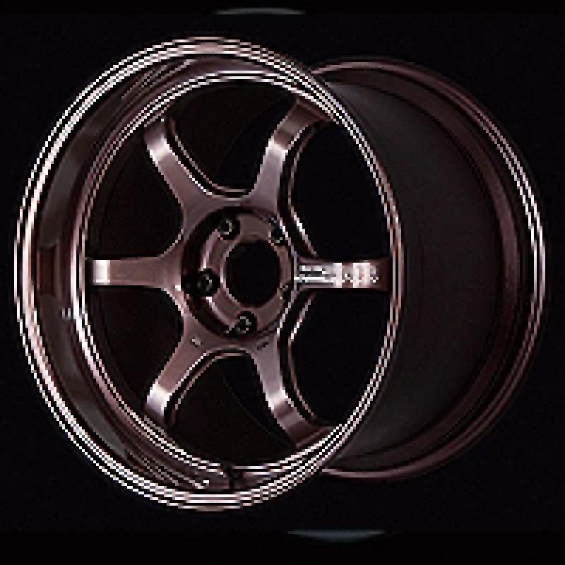 Advan R6 18X12.0 +25 5X114.3 Racing Copper Bronze Wheel 1