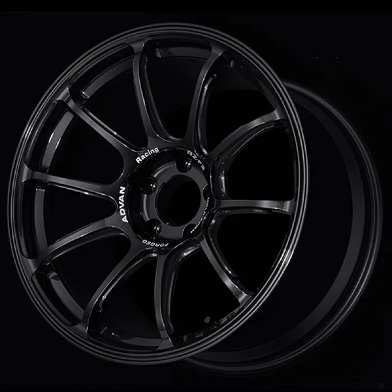 Advan Rz-F2 18X10 +40 5X114.3 Racing Titanium Black Wheel 1