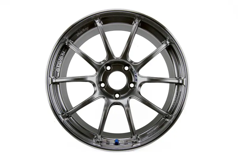 Advan Rzii 18X8.5 +45 5X100 Racing Hyper Black Wheel 1