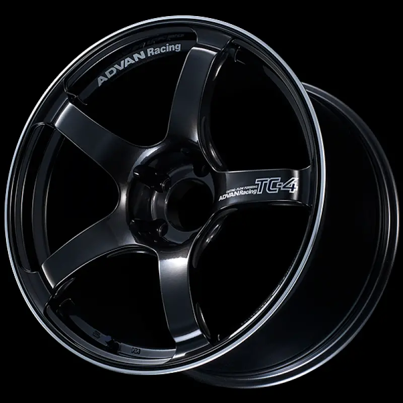 Advan Tc4 18X8.5 +38 5X114.3 Racing Black Gunmetallic & Ring Wheel 1