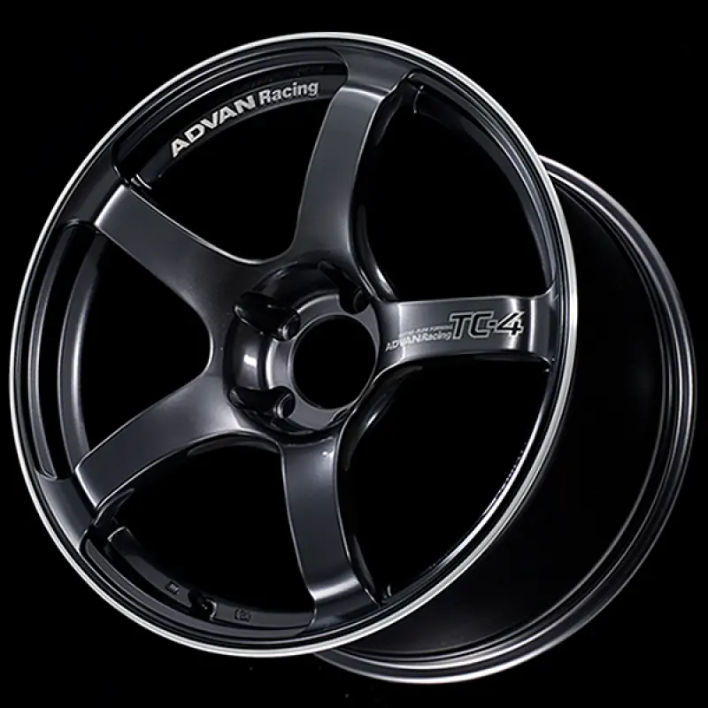 Advan Tc4 18X8.5 +45 5X100 Racing Gun Metallic & Ring Wheel 1