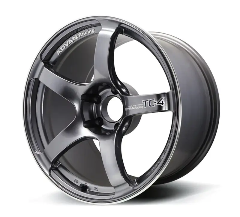 Advan Tc4 18X9.5 +45 5X114.3 Racing Black Gunmetallic And Ring Wheel 1