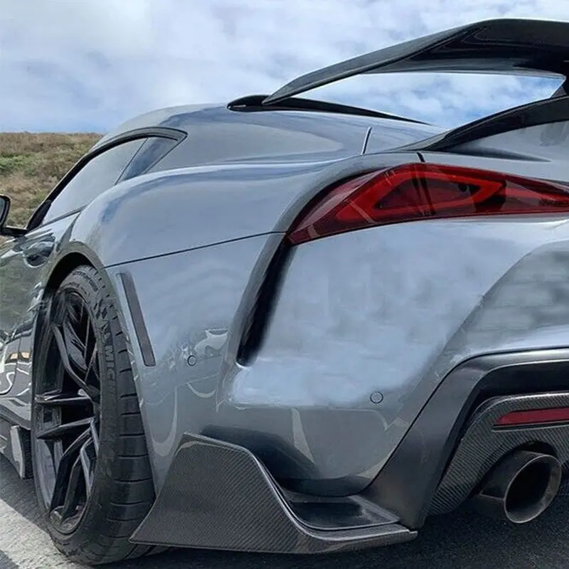 Ag Style Supra Carbon Fiber Rear Canard Splitter - Toyota Supra Mkv A90/A91 1