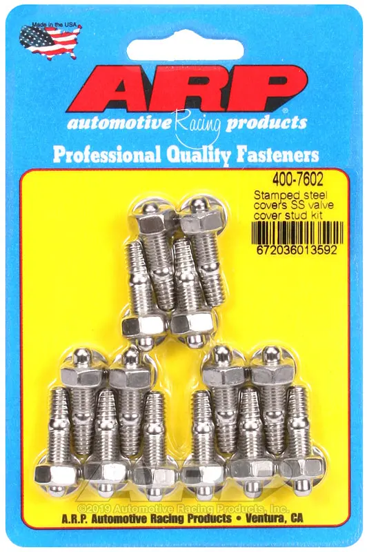 Arp Stamped Steel Covers Ss Valve Cover Stud Kit 1