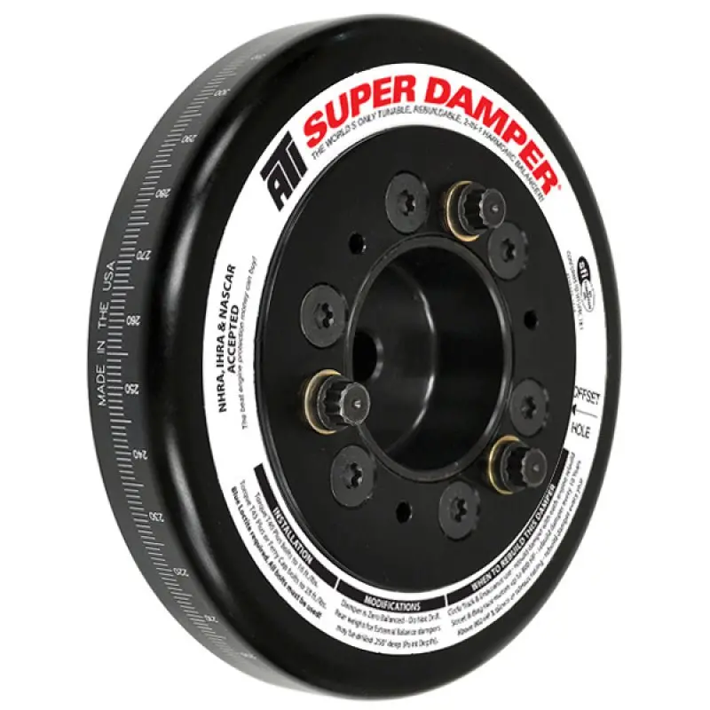 Ati Damper - 7.074In - Alum - 6 Grv - Scion/Subaru/Toyota - 4U-Gse - Fa20 2.0L - 10 Percent Ud 1