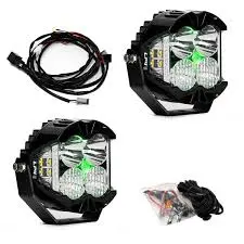 Baja Designs Lp4 Pro Driving/Combo Led - Green Backlight (Pair) 1