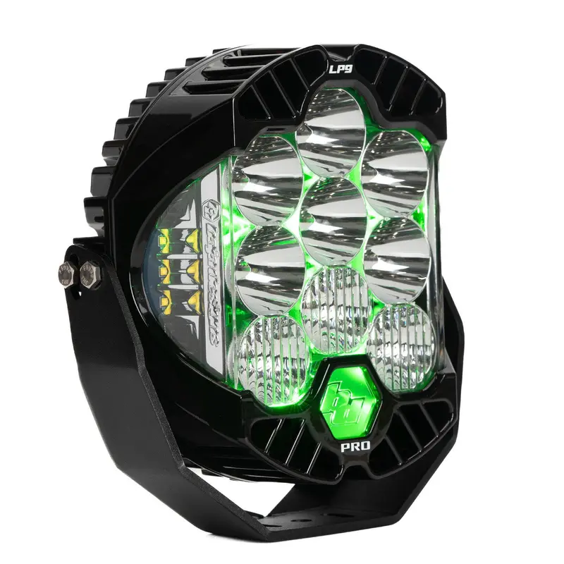 Baja Designs Lp9 Series Driving Combo Pattern Led Light Pods - Green 1