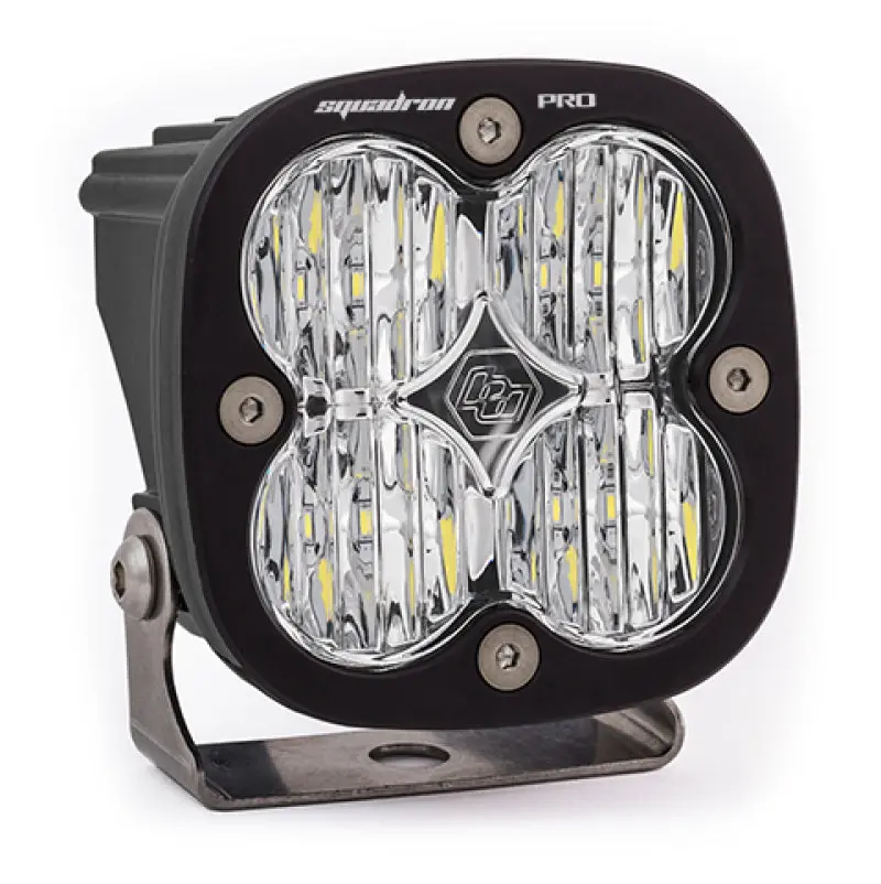 Baja Designs Squadron Pro Black Wide Cornering Pattern Led Light Pod - Clear 1