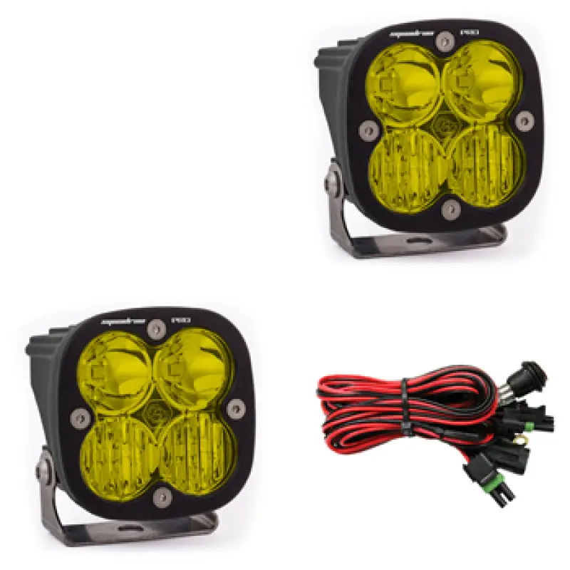Baja Designs Squadron Pro Series Driving Combo Pattern Pair Led Light Pods - Amber 1
