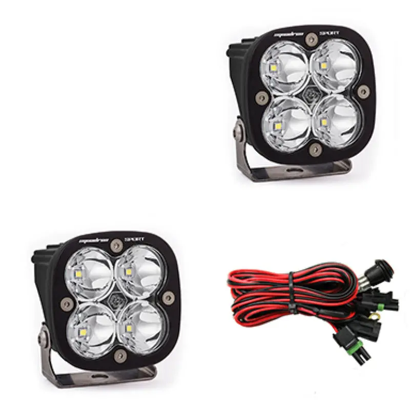 Baja Designs Squadron Sport Work/Scene Pair Led Light Pods - Clear 1