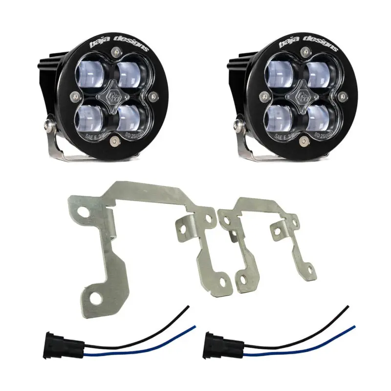 Baja Designs Subaru Sae Squadron Fog Light Pocket Kit - White - Subaru Models 1