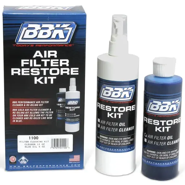 Bbk Air Filter Cleaner & Oil Recharger Kit 1