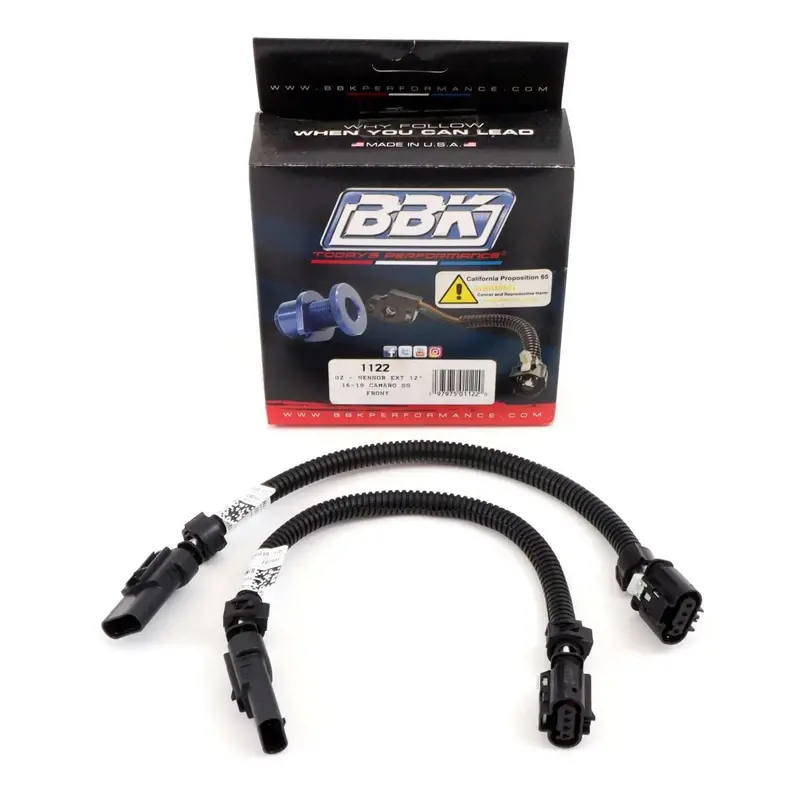 Bbk Chevrolet Camaro 6.2 O2 Sensor Extensions Front Harness Kit Manual Trans 16-24 1
