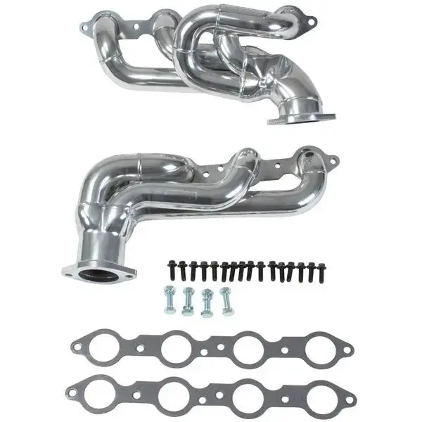 Bbk Chevrolet Camaro Ss 1-3/4 Shorty Exhaust Headers Polished Silver Ceramic 10-15 1