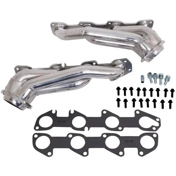 Bbk Dodge Charger 300C 5.7 Hemi 1-3/4 Shorty Exhaust Headers Polished Silver Ceramic 05-08 1