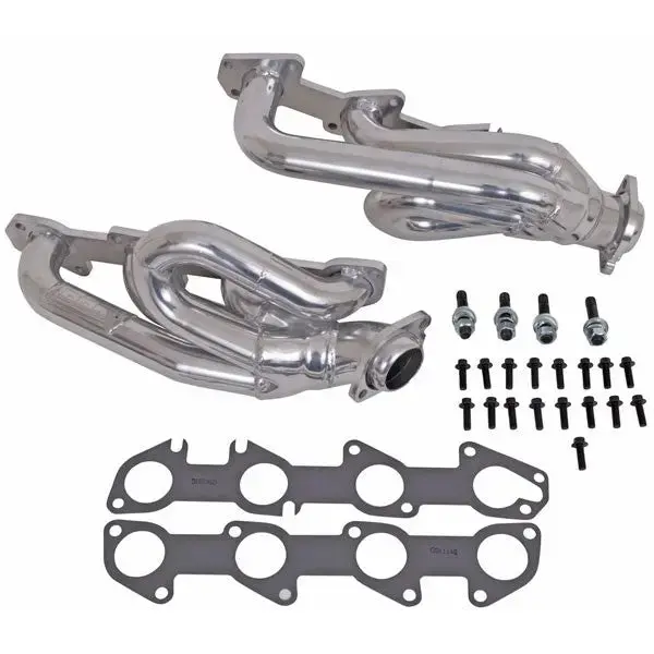 Bbk Dodge Ram 1500 Truck 5.7 Hemi 1-3/4 Shorty Exhaust Headers Polished Silver Ceramic 03-08 1
