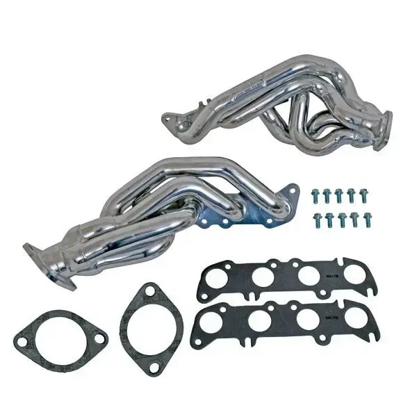 Bbk Ford Mustang Gt 1-3/4 Shorty Exhaust Headers Polished Silver Ceramic 11-14 1