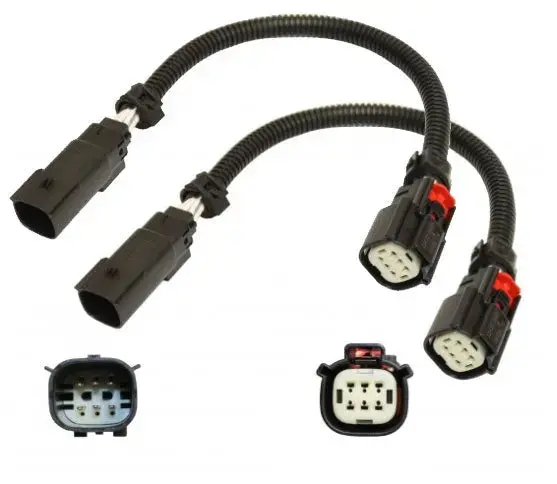 Bbk Ford Mustang Gt V6 Front O2 Sensor Extensions 12 Inch 15-17 1