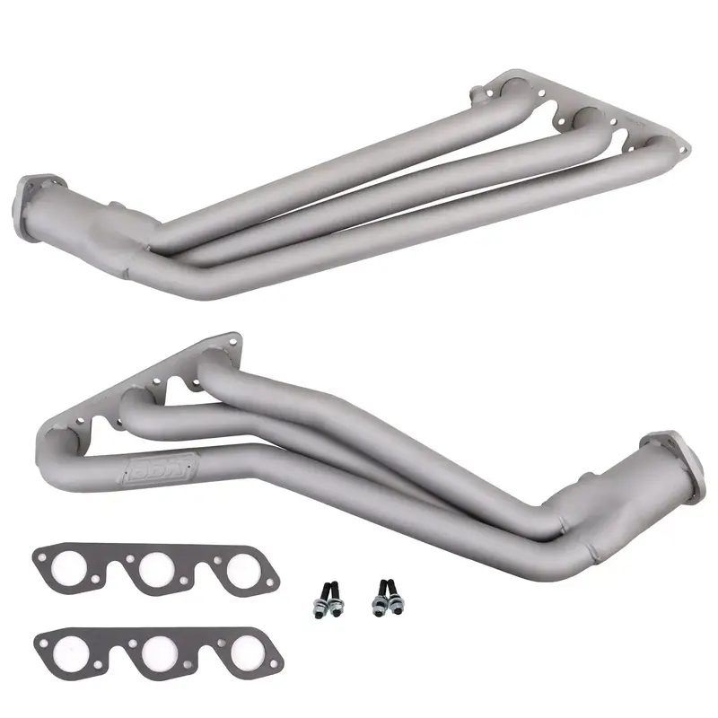 Bbk Ford Mustang V6 1-5/8 Long Tube Exhaust Headers Polished Silver Ceramic 99-04 1