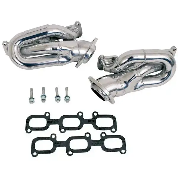 Bbk Ford Mustang V6 3.7L 1-5/8 Shorty Exhaust Headers Polished Silver Ceramic 11-17 1