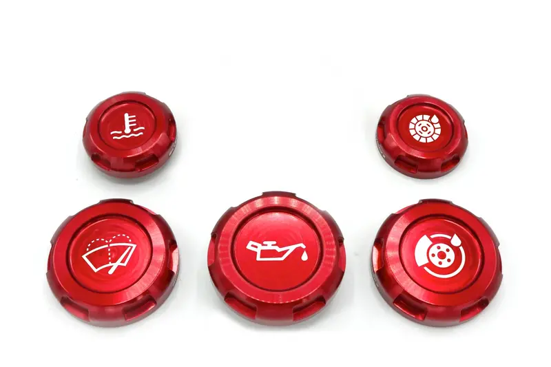 Billetworkz Engine Bay Caps - Zero Series - Fluid Engraving - 13-21 Brz, 2022+ Brz 1