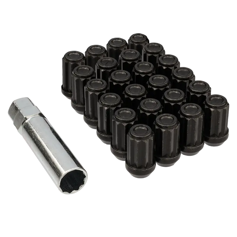 Bimecc Lug Nut Kit - 12X1.25 - Black 1