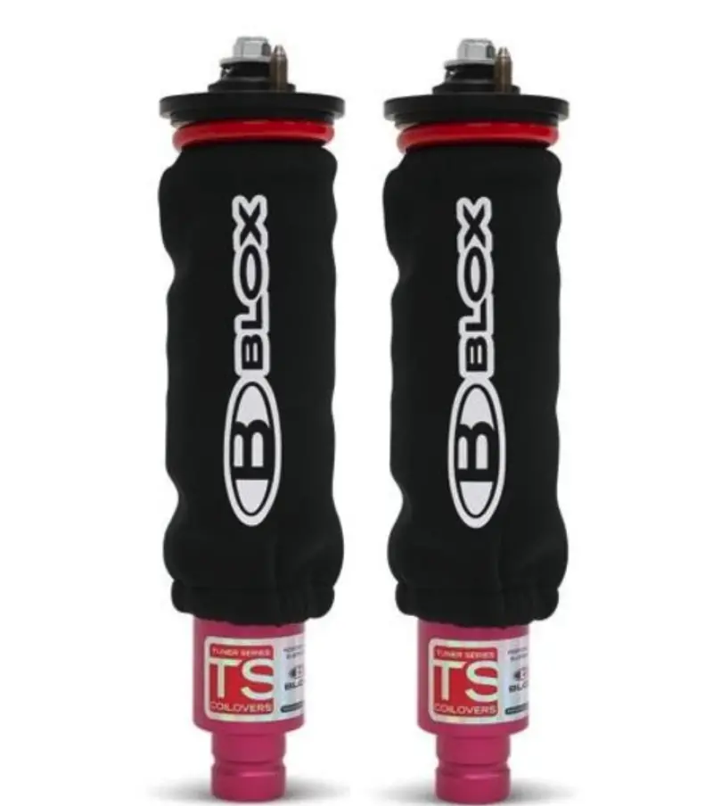 Blox Racing Coilover Covers - Neoprene - Black (Pair) 1