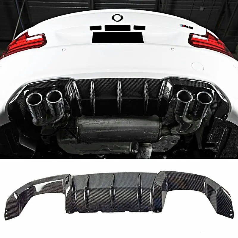 Bmw F87 M2 M Type Carbon Fiber Rear Diffuser 1