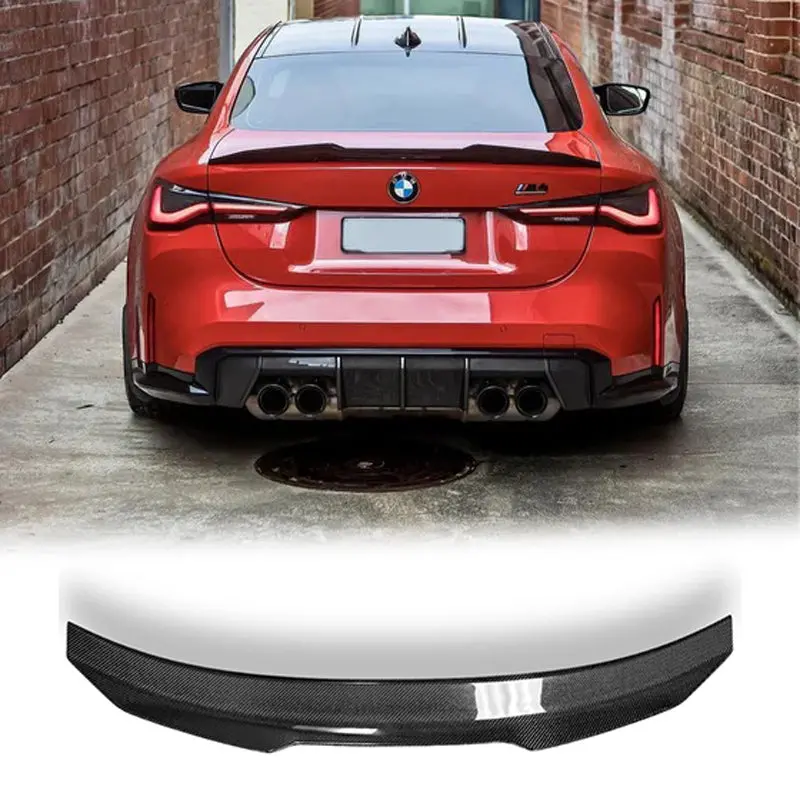 Bmw G22 & G82 M4 Psm Trunk Spoiler - Carbon Fiber 1