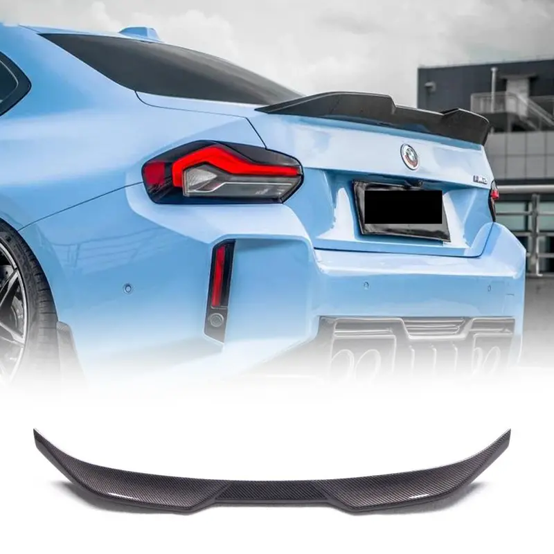 Bmw G42 & G87 M2 M Style Trunk Spoiler - Carbon Fiber 1