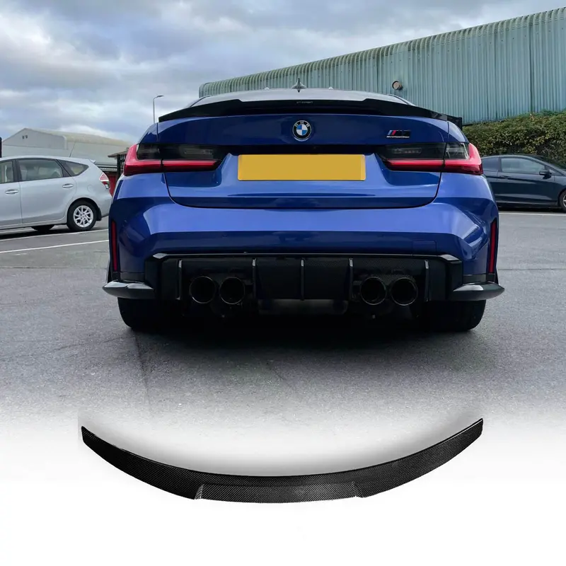 Bmw G80 M3 & G20 V Style Trunk Spoiler - Carbon Fiber 1