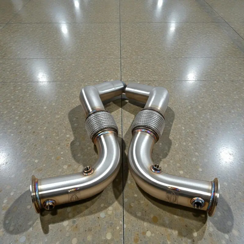 Bmw N63/N63tu Catless Race Downpipes - 550I, 650I, 750I, Alpina B6 B7 (Chassis F01 F02 F06 F12 F13 F07 F10) 1