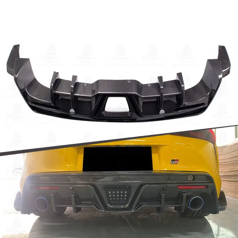 Carbon Fiber Tms Style Rear Diffuser - Toyota Supra A90/A91 | Palenon Performance 1