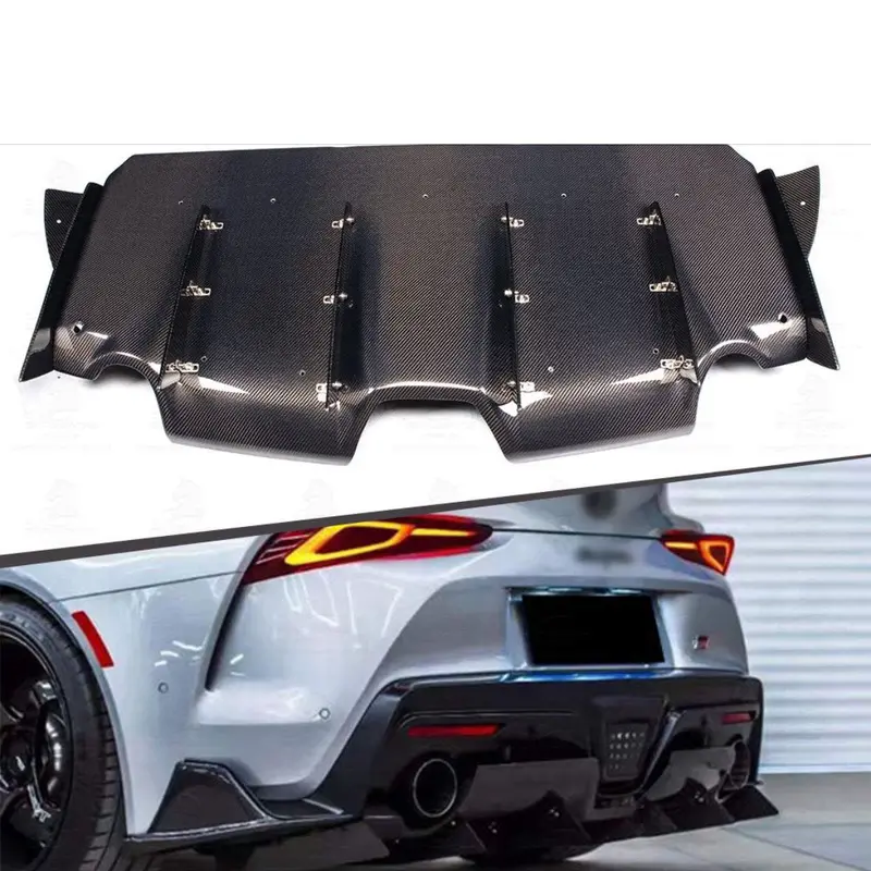 Carbon Fiber Vrs Style Rear Diffuser - Toyota Supra A90/A91 | Palenon Performance 1