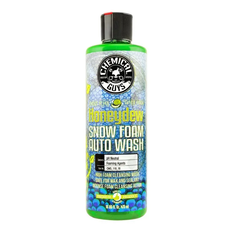 Chemical Guys Honeydew Snow Foam Auto Wash Cleansing Shampoo - 16Oz 1