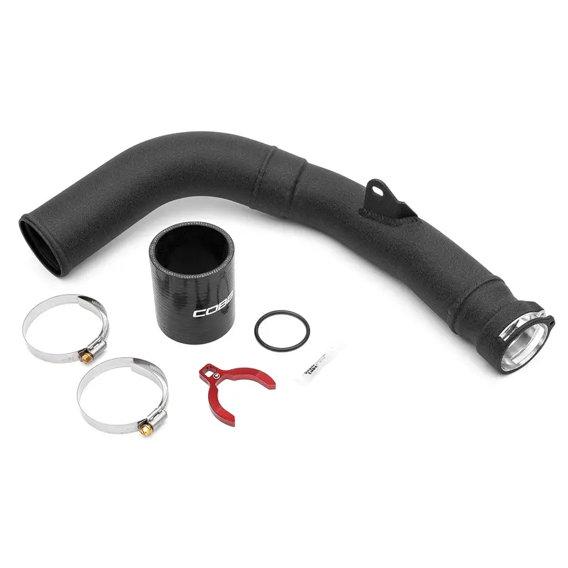 Cobb Aluminum Charge Pipe Black - 2022+ Wrx, 19-25 Ascent, 20-25 Outback Xt, 20-25 Legacy Xt 1