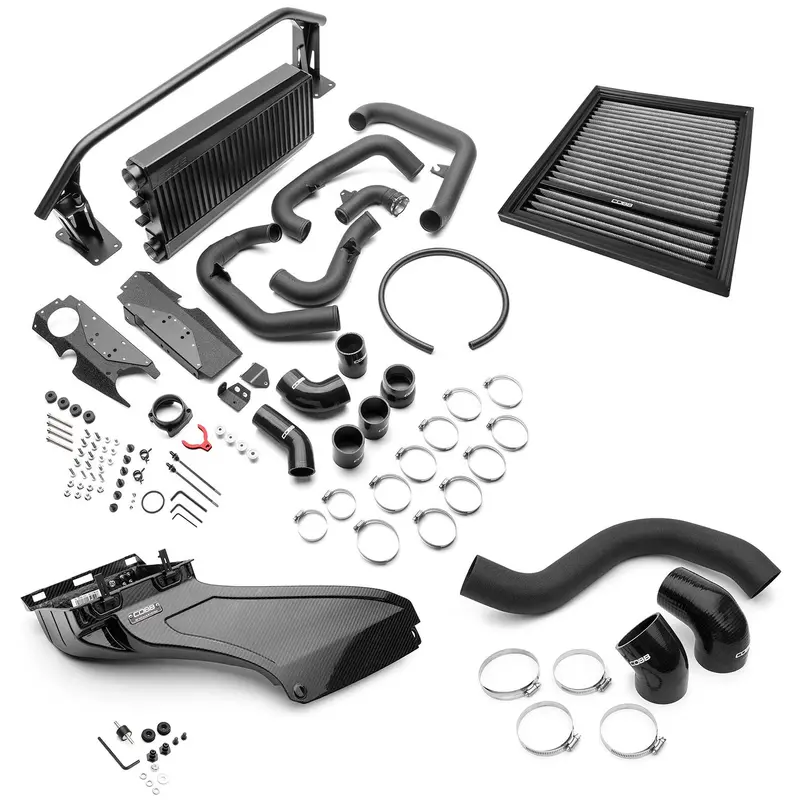 Cobb Front Mount Intercooler + Redline Intake Package (Black) - Wrx 2022-2024 1