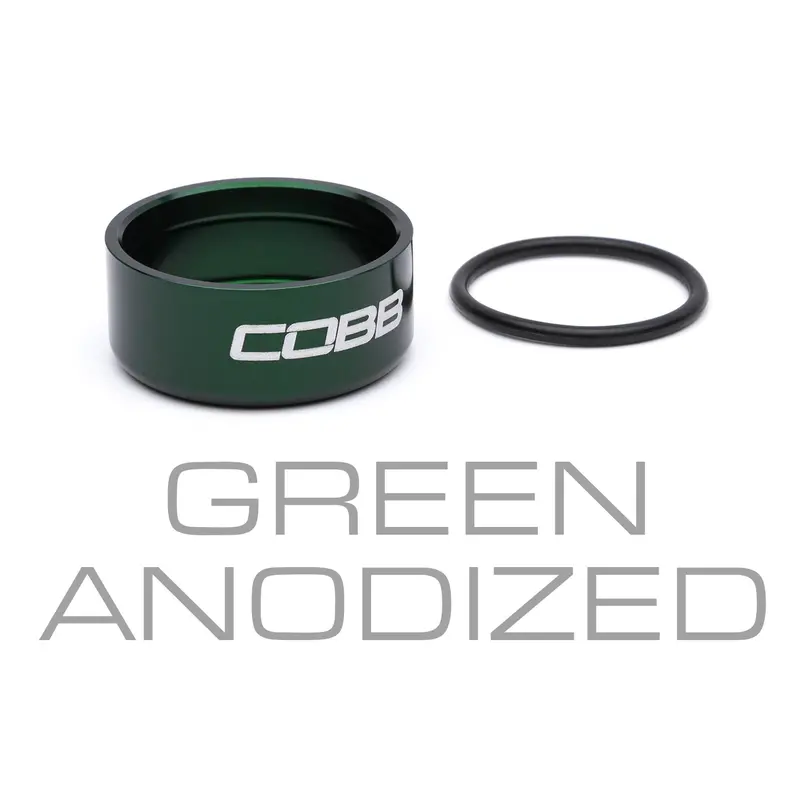 Cobb Knob Trim Ring - Green Anodized 1
