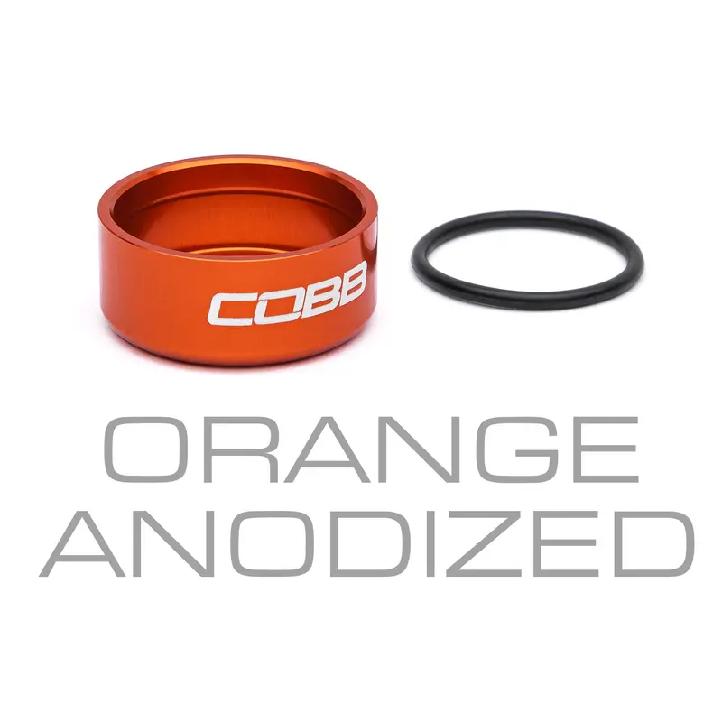 Cobb Knob Trim Ring - Orange Anodized 1