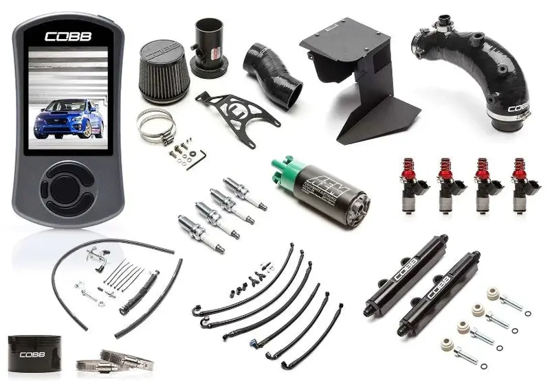 Cobb Nexgen Stage 2 Power Package W/ Black Intake - 2015-2018 Sti 1