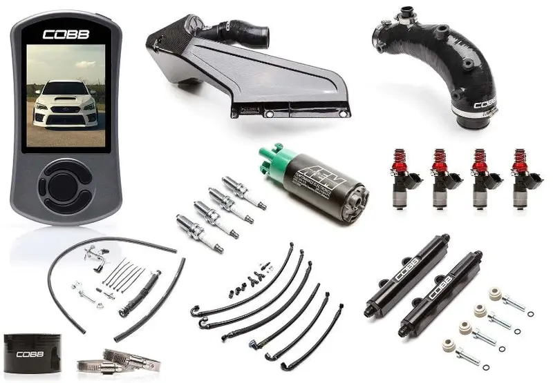 Cobb Nexgen Stage 2 Power Package W/ Redline Carbon Fiber Intake - 2015-2021 Sti 1