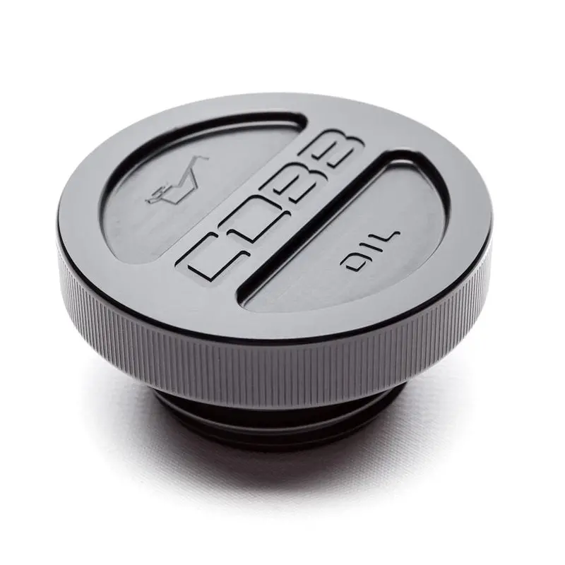 Cobb Oil Cap - Aluminum - Black - Most Subaru Models 1
