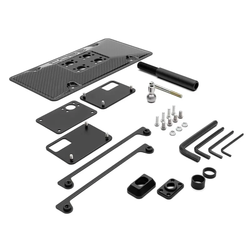 Cobb Redline Carbon Fiber License Plate Relocation Mount - 15-21 Subaru Wrx/Sti, 2022+ Wrx, 13-21 Brz, 2022+ Brz 1