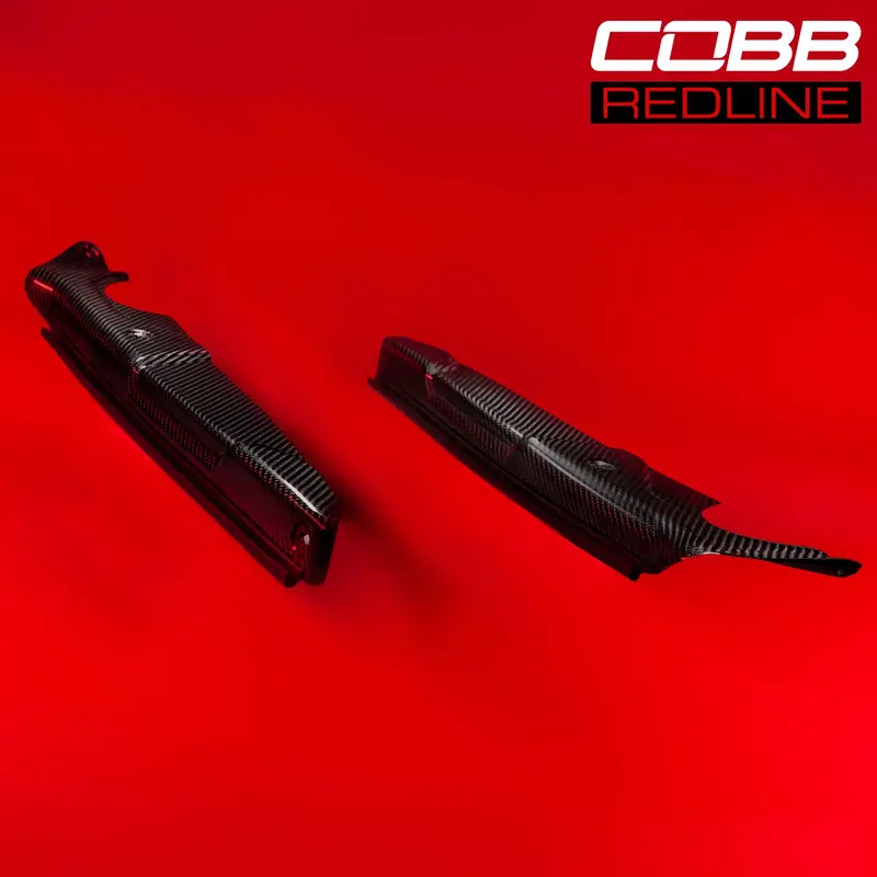 Cobb Redline Gloss Carbon Fender Shrouds - 15-21 Wrx/Sti 1