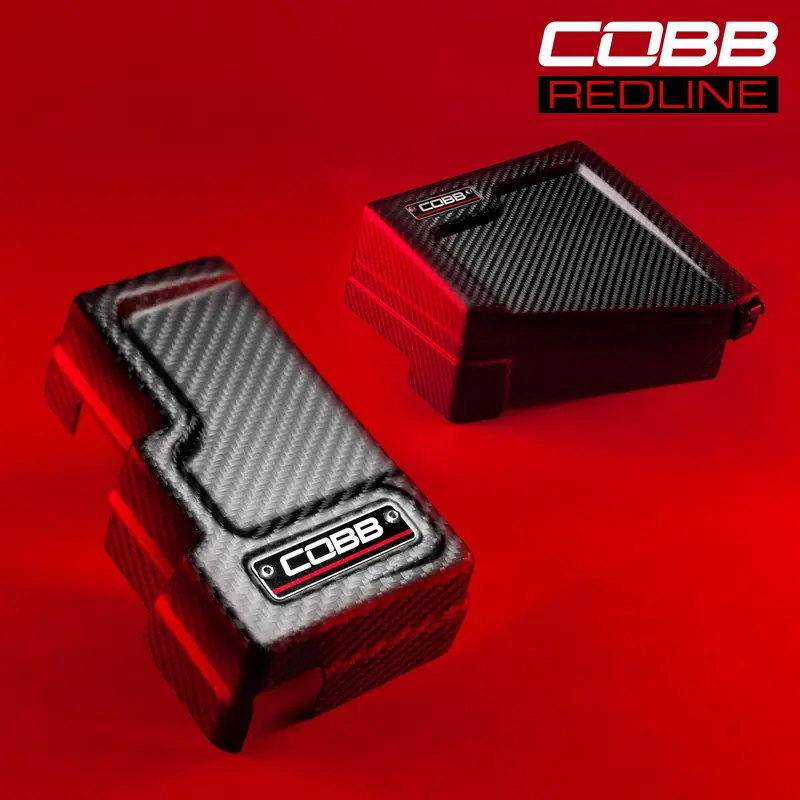 Cobb Redline Matte Carbon Fiber Fuse Cover Kit - 2022+ Wrx 1