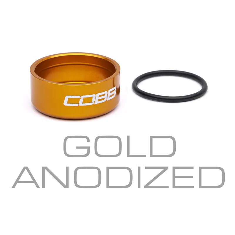 Cobb Shift Knob Trim Ring - Gold Anodized - Brz/Gr86 W/ Cobb Weighted Shift Knob 1