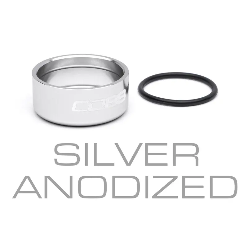 Cobb Shift Knob Trim Ring - Silver Anodized - Brz/Gr86 W/ Cobb Weighted Shift Knob 1